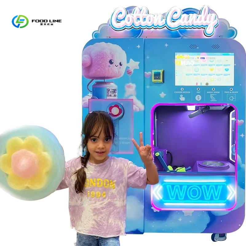 Candy Floss Machine - Özelleştirilebilir Sıcak Satış Tam Otomatik Pamuk