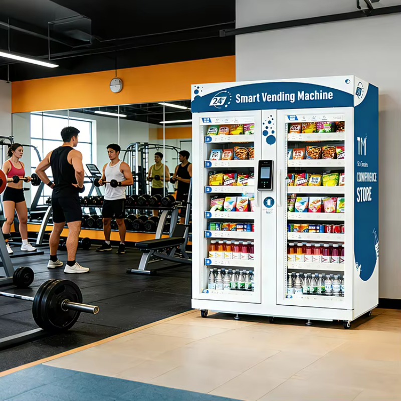 Open Vending Machine - Yapay Zekalı Akıllı Buzdolabı AB/ABD Nakitsiz