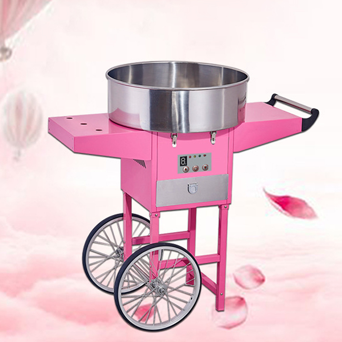 Candy Floss Machine - Ticari Elektrikli Otomatik Pamuk Şeker Makinesi