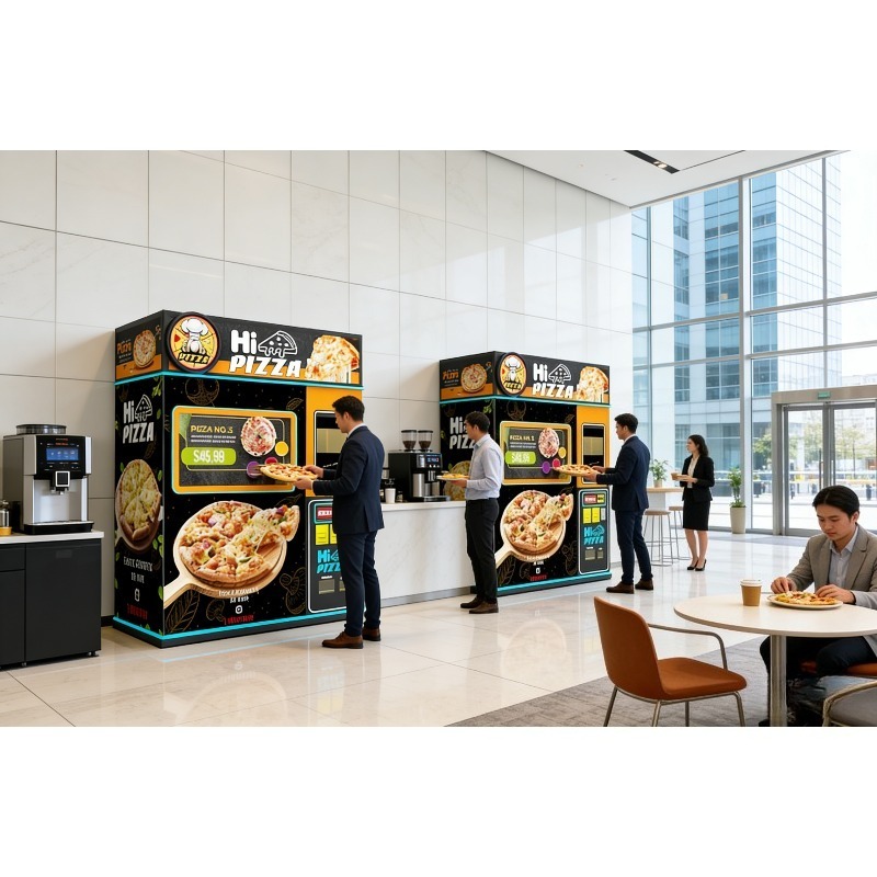 Commercial Vending Machine - Otomatik Pizza Yapma Otomatı Taze Sıcak