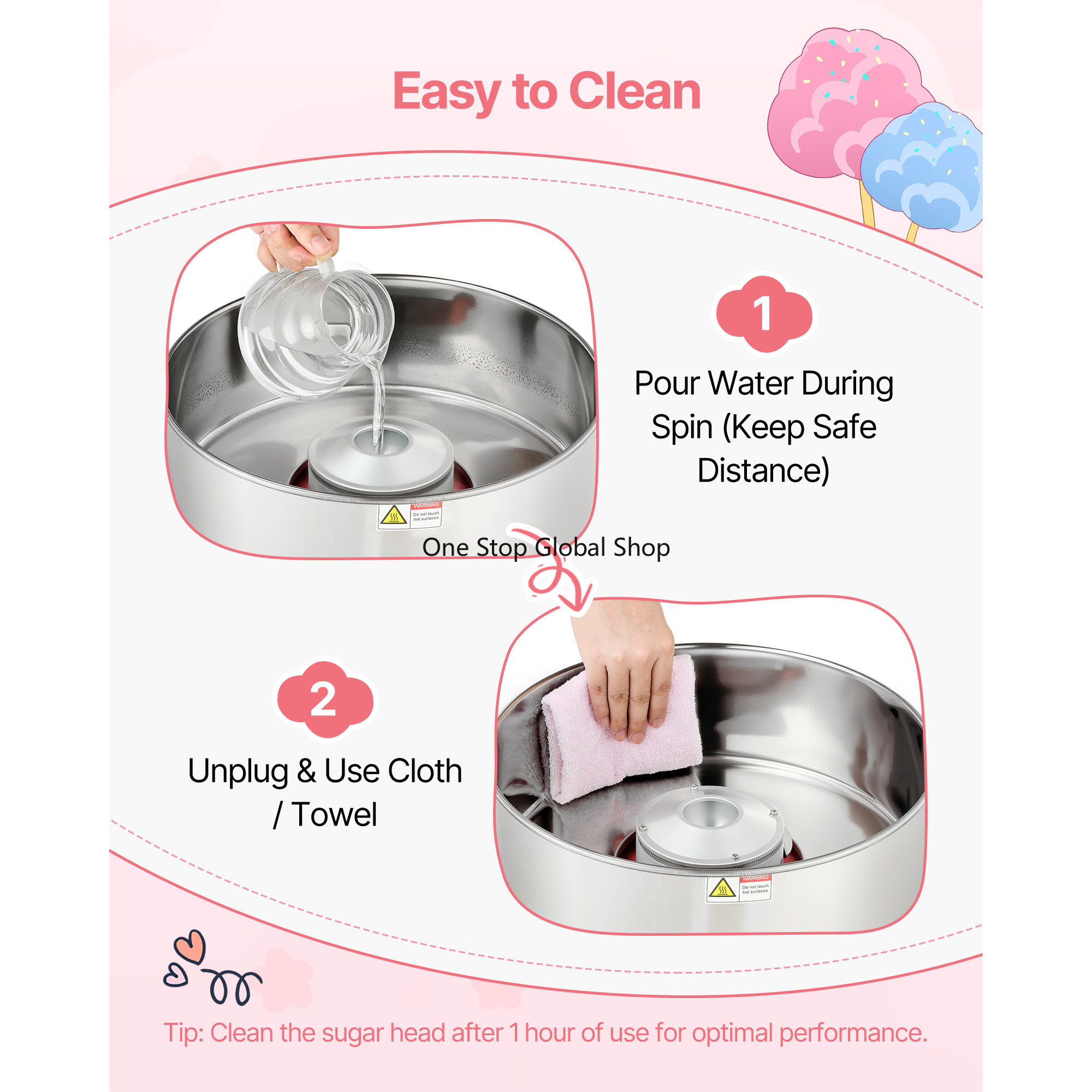 Pamuk Şeker Makinesi Reklamı 1 - Candy Floss Machine incelemesi ve fiyatı