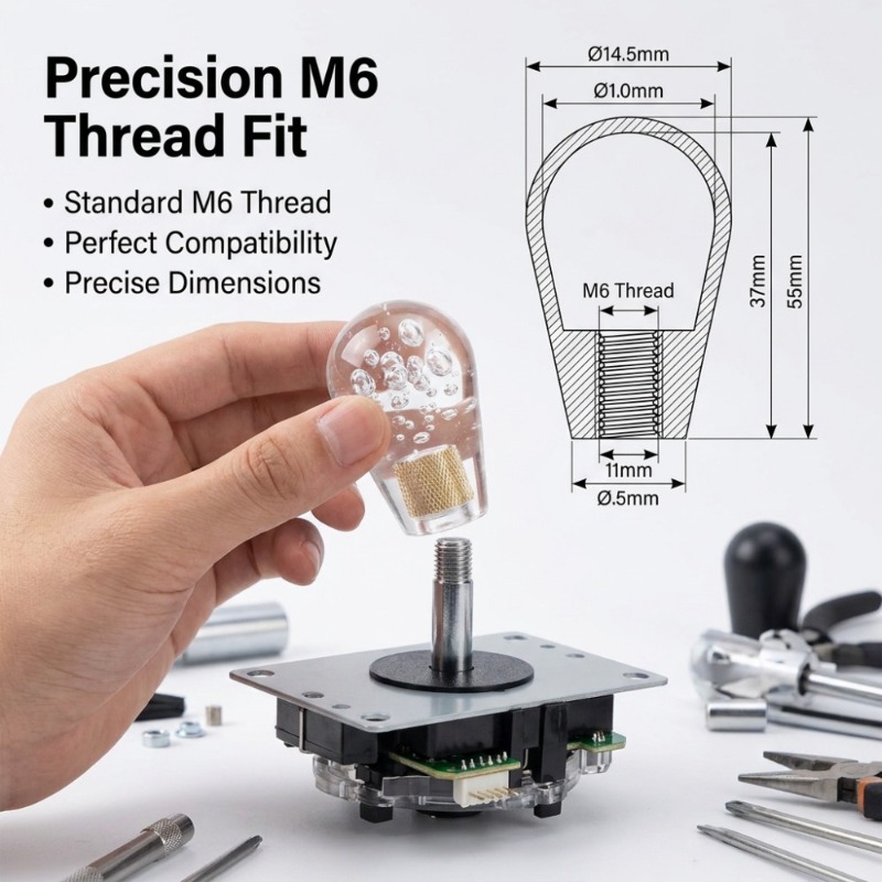 1 adet M6 Joystick amerikan to - Joystick Arcade Parts incelemesi ve fiyatı