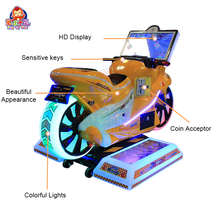 Kapalı Alan Eğlence Çocuk Moto - Coin Operated Kiddie Ride incelemesi ve fiyatı