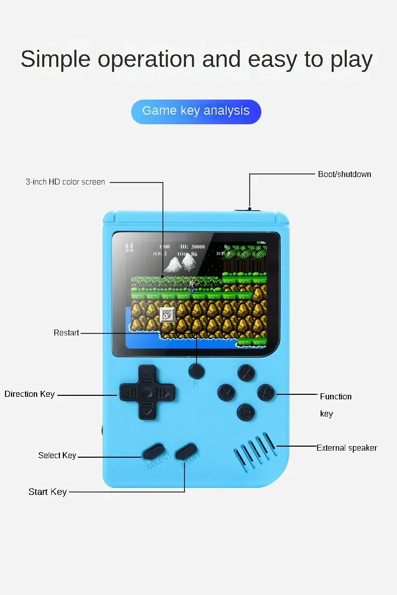 Dahili 500+ Klasik Oyunlu 8-Bi - Arcade Vibes incelemesi ve fiyatı