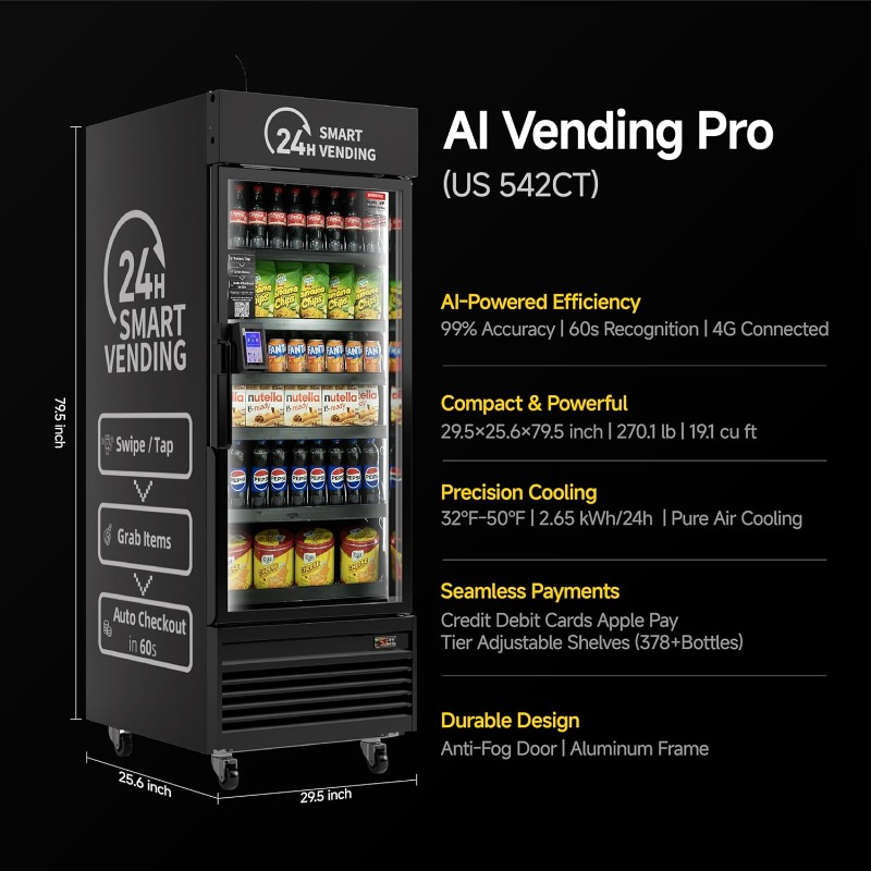 Özelleştirilmiş Akıllı Açık Ön - Open Vending Machine incelemesi ve fiyatı