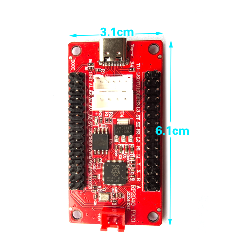 Ahududu Pi Pico Sıfır Gecikme  - Joystick Arcade Parts incelemesi ve fiyatı
