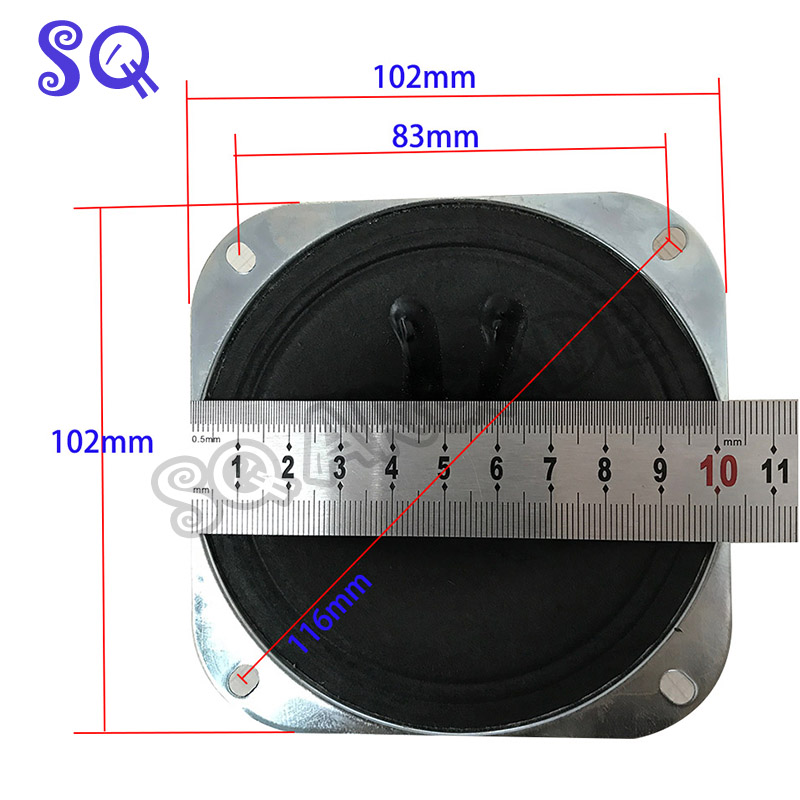 2 adet 8ohm 5W 4 inç gümüş/siy - Coin Pusher Machine incelemesi ve fiyatı