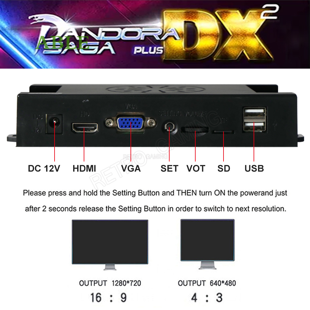26800 in 1 Pandora destan kutu - Trackball Controller Arcade incelemesi ve fiyatı